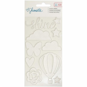 American Crafts - SHIMELLE - STARSHINE - Chipboards acryliques