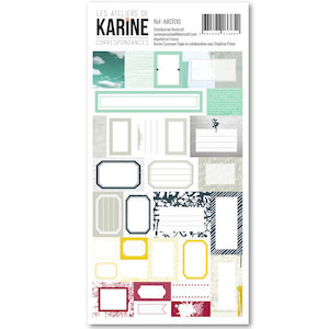 Les Ateliers de Karine CORRESPONDANCES Petits Stickers