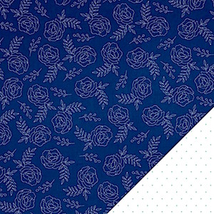 American Crafts - Dear Lizzy Serendipity - papier - Bright Blueberry